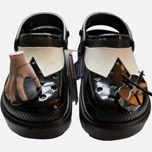 Crocs Wednesday Stomp Clog X Platform Addams Family NWT